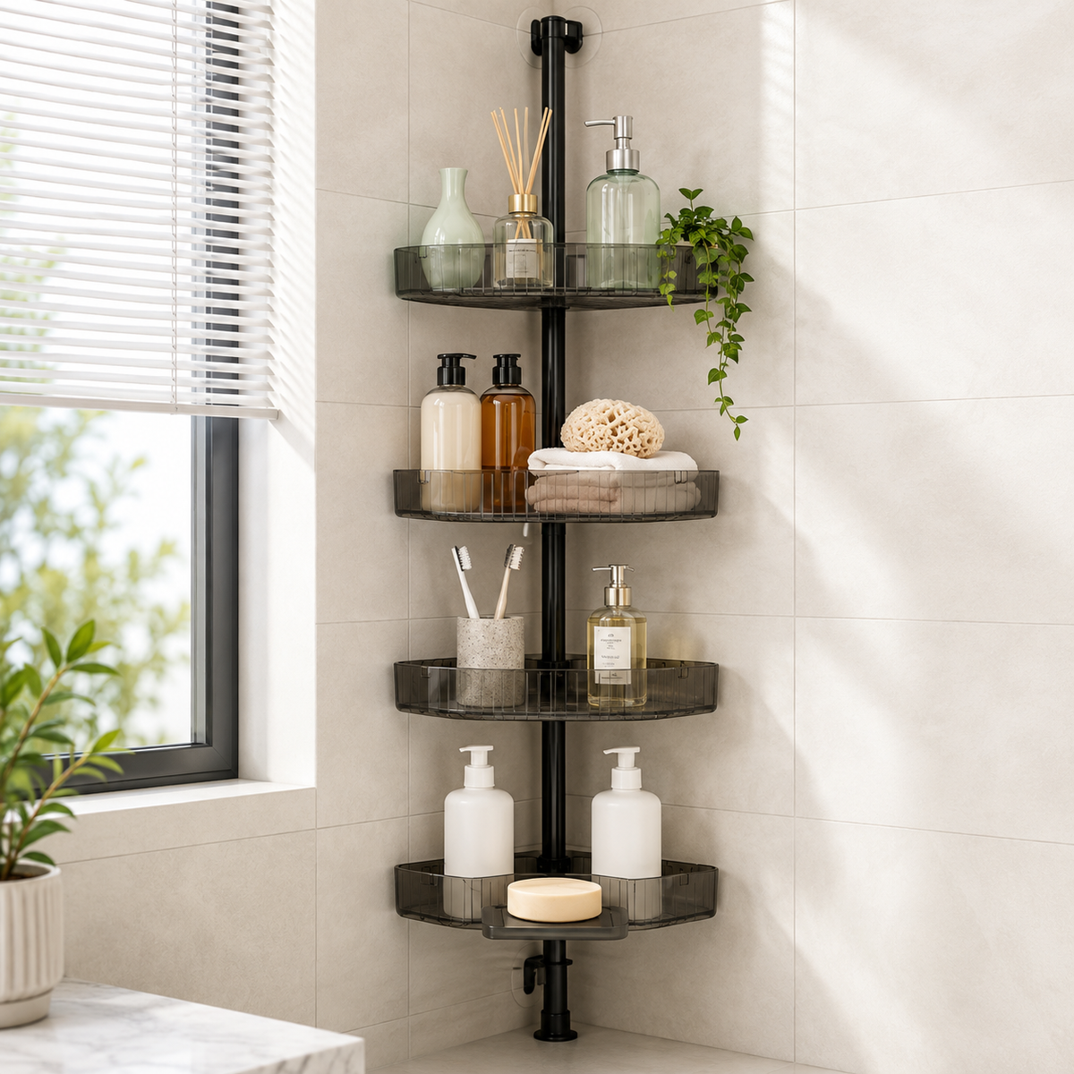 4-Tier Corner Shower Caddy