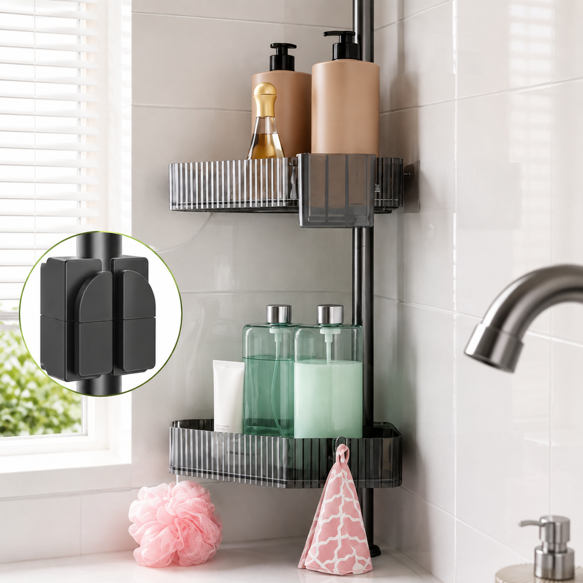 4-Tier Corner Shower Caddy