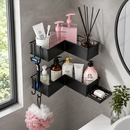 Adhesive Corner Shower Caddy