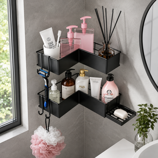 Adhesive Corner Shower Caddy