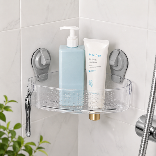 Suction Corner Bath Basket