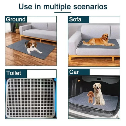 Reusable Washable Pet Training Pad with Leak-Proof Protection